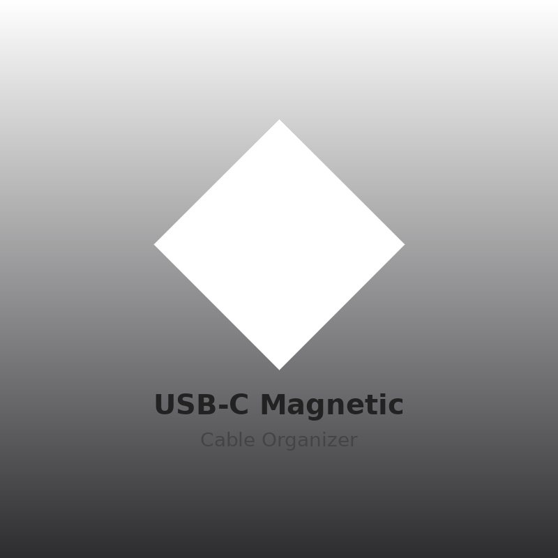 USB-C Magnetic Cable Organizer Stand