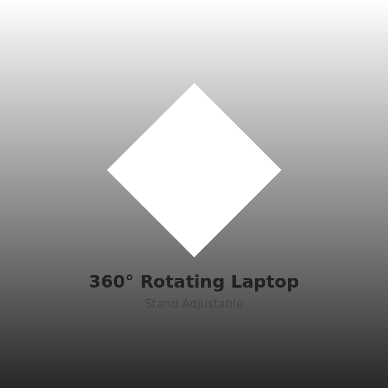 360° Rotating Laptop Stand Adjustable