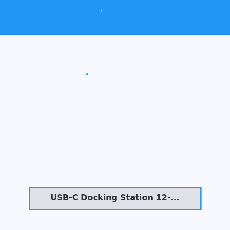 USB-C Docking Station 12-in-1