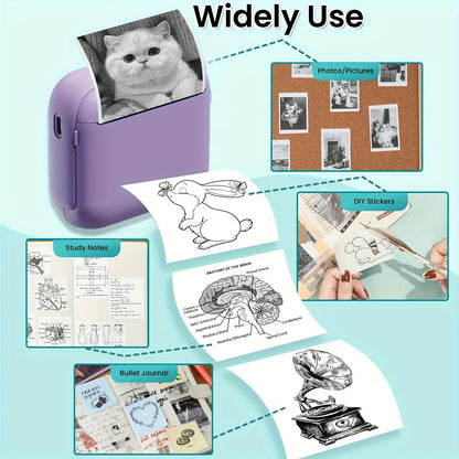 Portable Mini Label Printer