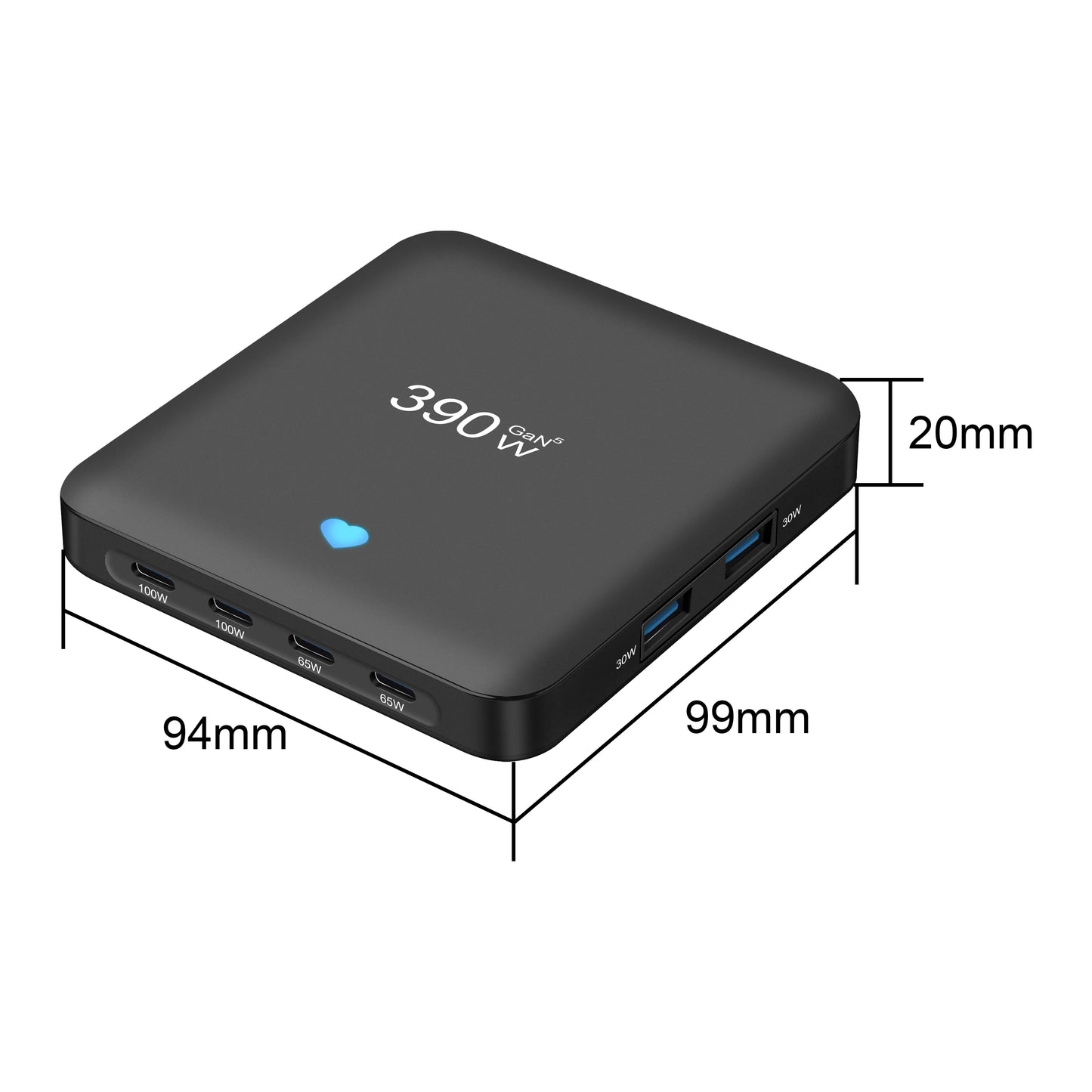 390W GaN Fast Charger
