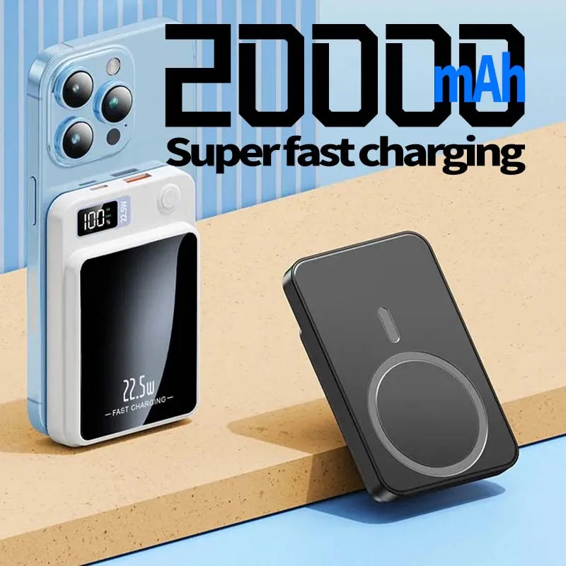 Magnetic Wireless Power Bank 20000mAh