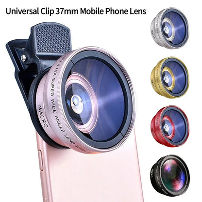2-in-1 Wide Angle & Macro Phone Lens