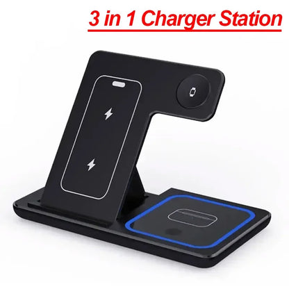 3-in-1 Wireless Charging Station (15W)