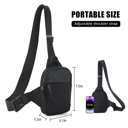 Nylon Drawstring Satchel Bag