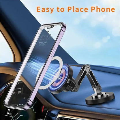 Magnetic Car Wireless Charger Mount 15W