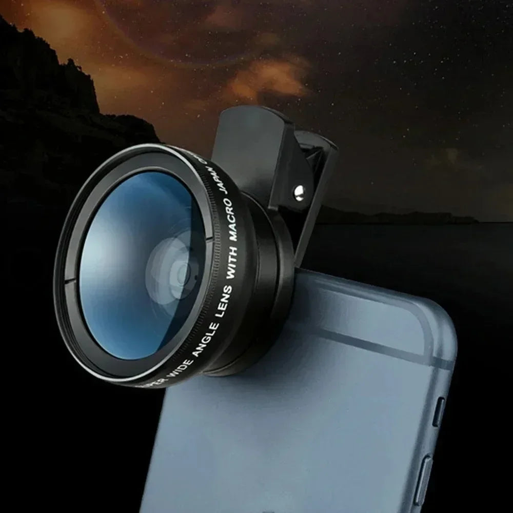2-in-1 Wide Angle & Macro Phone Lens