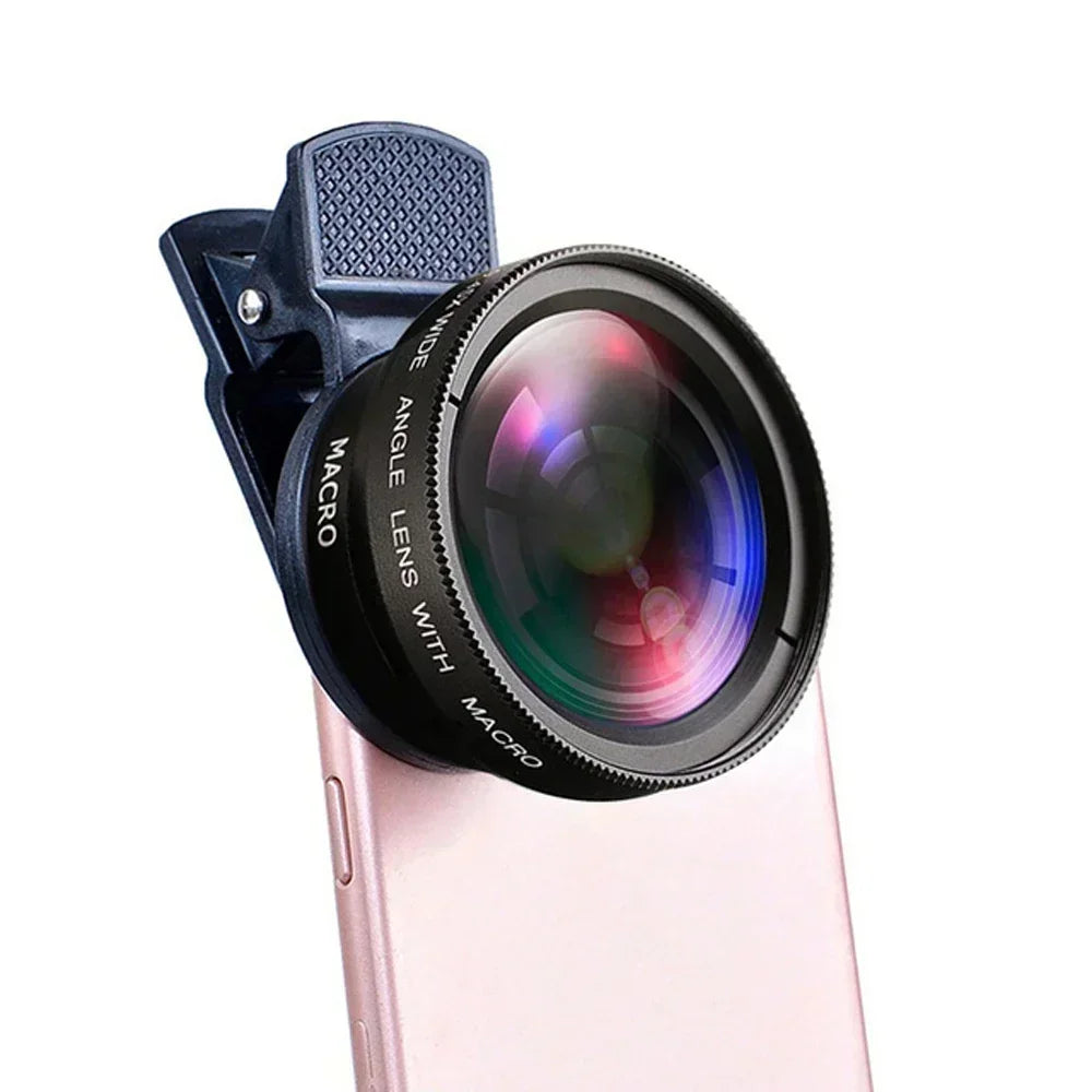 2-in-1 Wide Angle & Macro Phone Lens