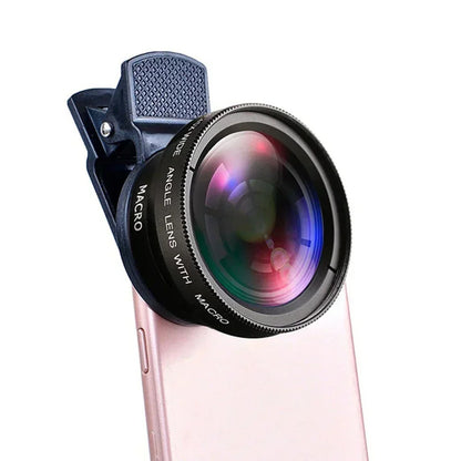 2-in-1 Wide Angle & Macro Phone Lens