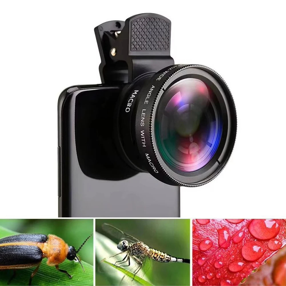 2-in-1 Wide Angle & Macro Phone Lens