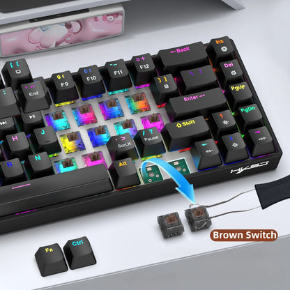 68-Key RGB Mechanical Keyboard