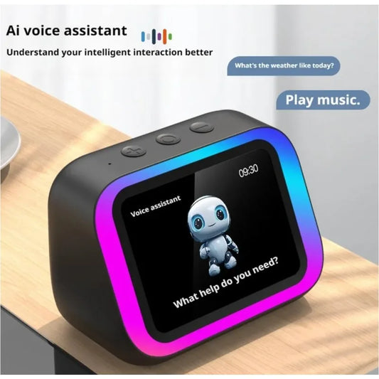SmartScreen AI Bluetooth Speaker Clock