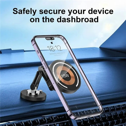 Magnetic Car Wireless Charger Mount 15W