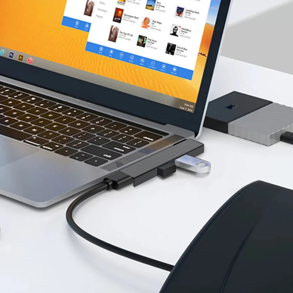 USB C Hub High Speed 3 Ports Multi Type C to USB Hub Splitter Adapter for MacBook Pro iPad Pro PC Computer Laptop USB Hub