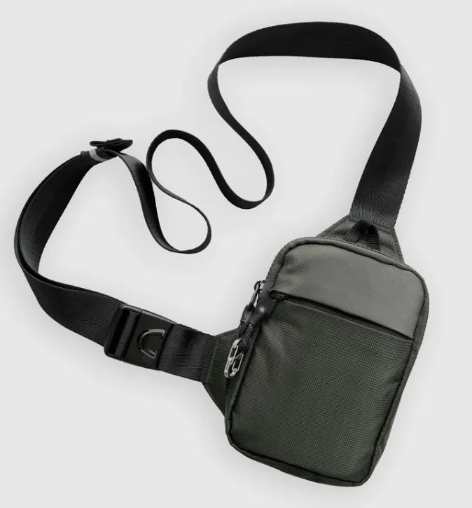 Nylon Drawstring Satchel Bag