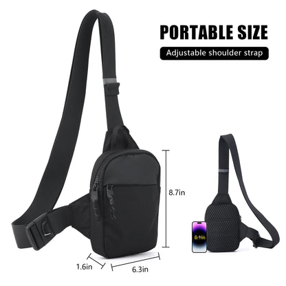 Nylon Drawstring Satchel Bag
