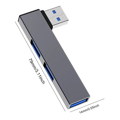 USB C Hub High Speed 3 Ports Multi Type C to USB Hub Splitter Adapter for MacBook Pro iPad Pro PC Computer Laptop USB Hub