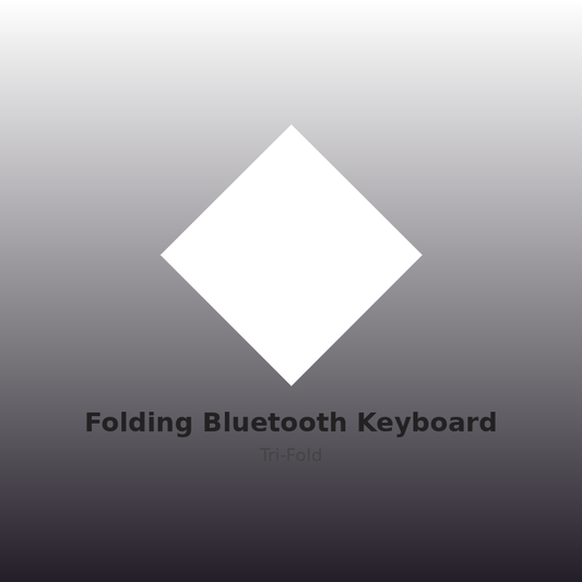 Folding Bluetooth Keyboard Tri-Fold