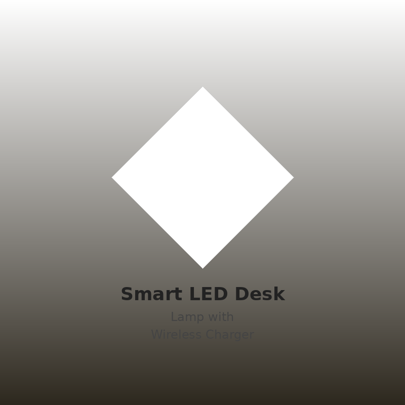 Smart LED Desk Lamp with Wireless Charger