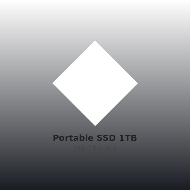 Portable SSD 1TB USB-C External Drive