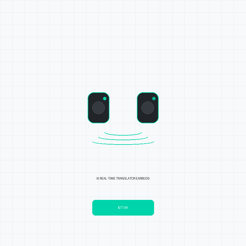 AI Real-Time Translator Earbuds
