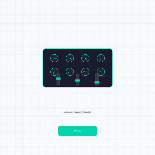 Audio Mixer Interface for Streamers
