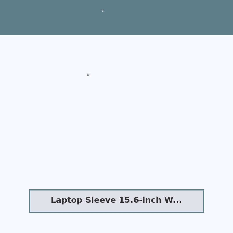 Laptop Sleeve 15.6-inch Waterproof