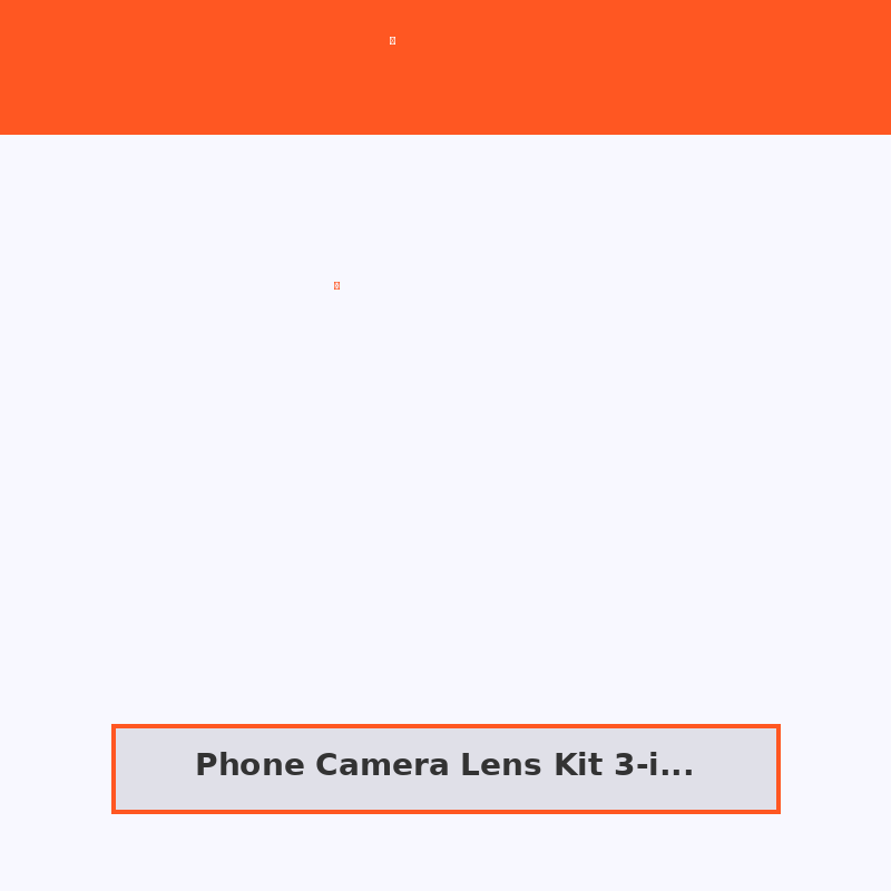 Phone Camera Lens Kit 3-in-1