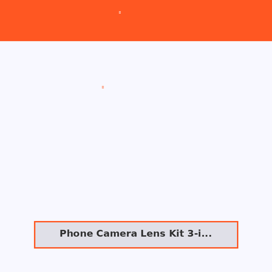 Phone Camera Lens Kit 3-in-1