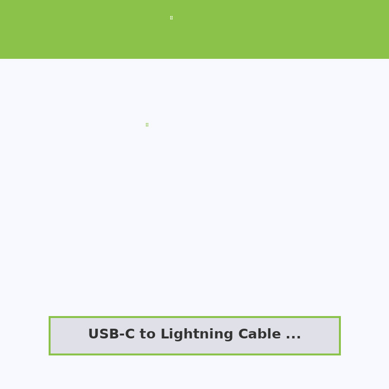 USB-C to Lightning Cable MFi