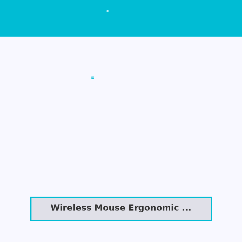 Wireless Mouse Ergonomic Silent